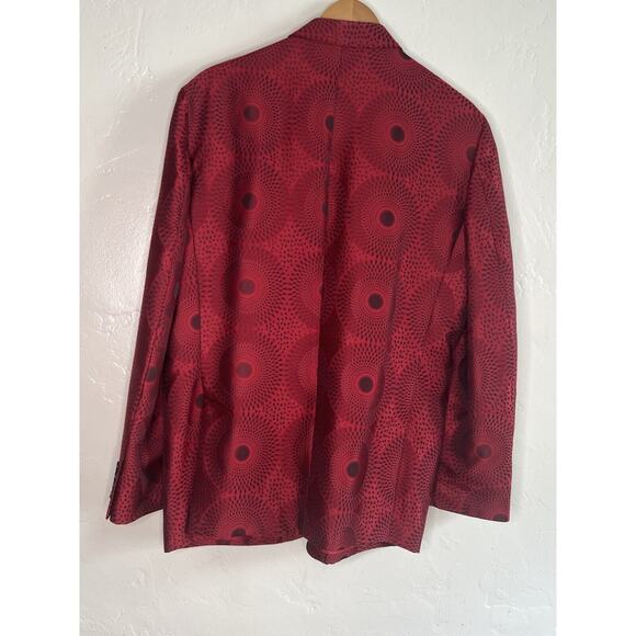 $179 INC International Concepts Men's Red Kylo Wool Blend Topcoat Jacket Size XL - Picture 6 of 6